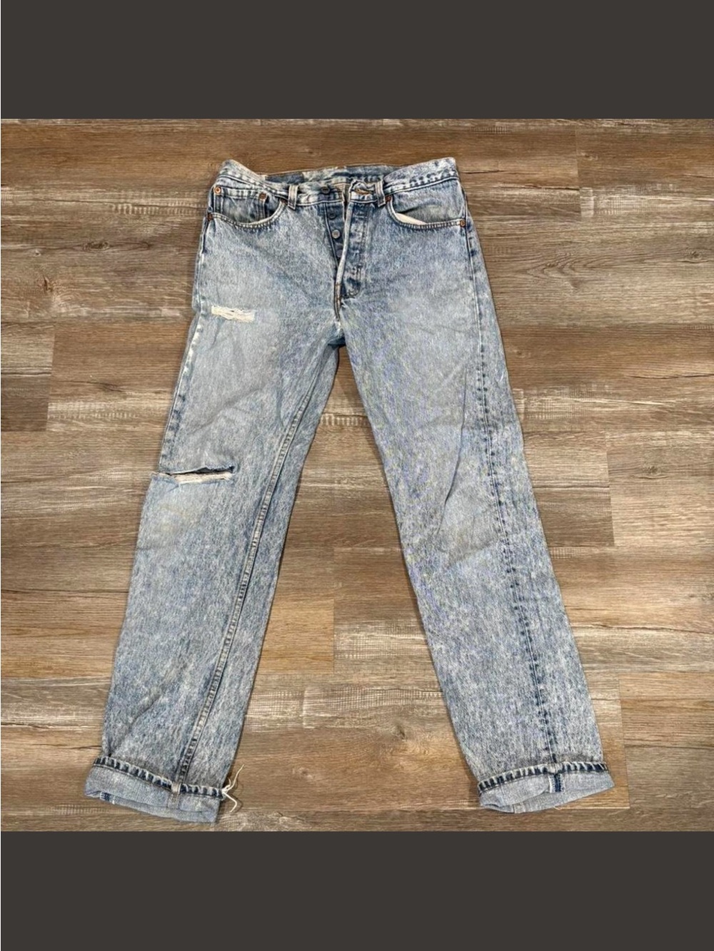 Levi’s vintage Blue acid Washed Straight-Leg Jeans